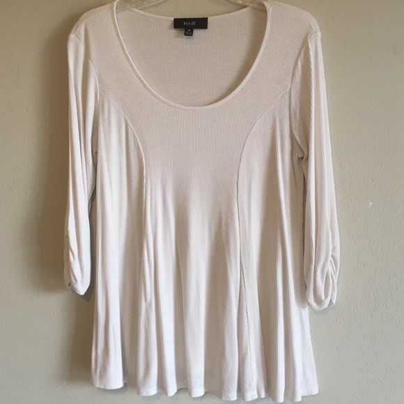 Nordstrom Tops - NAIF OVERSIZED LOOSE STRETCH WOMENS TEE SHIRT TOP